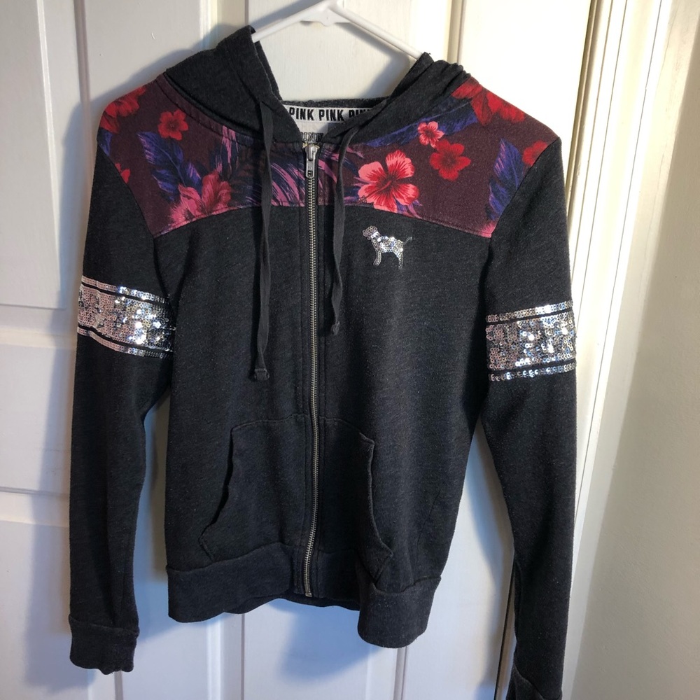 VS pink zip up